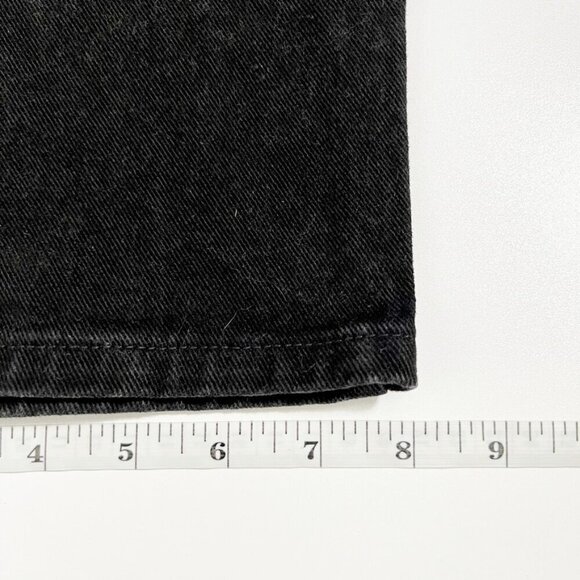Vintage L.L. Bean Jeans Womens Size 12MT Black Double L Relaxed Fit Rigid Denim - Picture 13 of 15